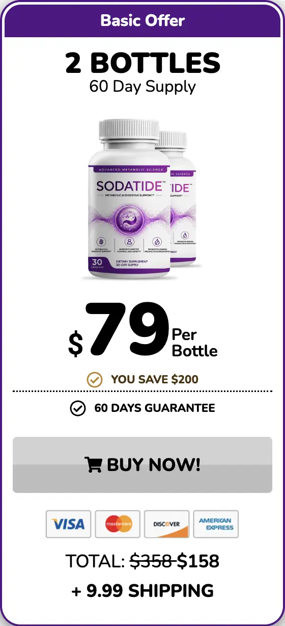 SodaTide one bottle